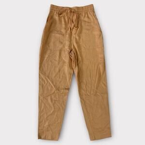 Equipment Femme Drawstring Utility Tapered Leg Pants Size Small NEW